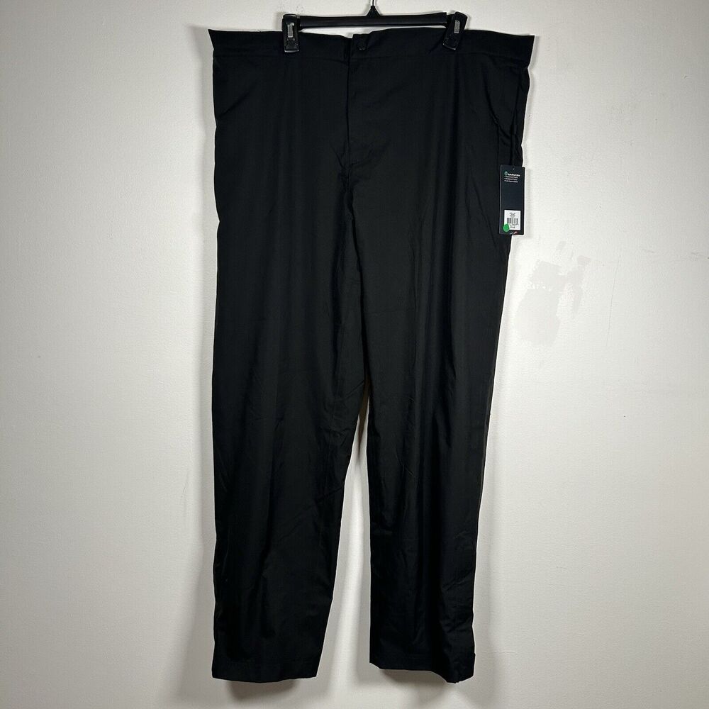 NWT Walter Hagen Men's Golf Rain Pants Size XXL 2XL Black Waterproof Windproof